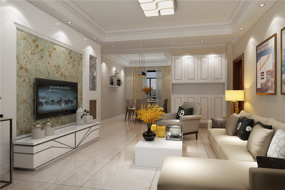 龍湖九里晴川-現(xiàn)代簡約-臥室設(shè)計效果圖